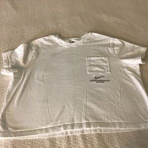 Nike Swoosh boxy fit t shirt women's xxl